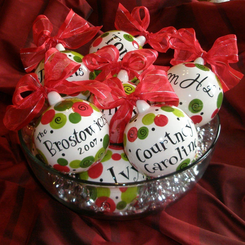 Beautiful Personalized Christmas Ornaments