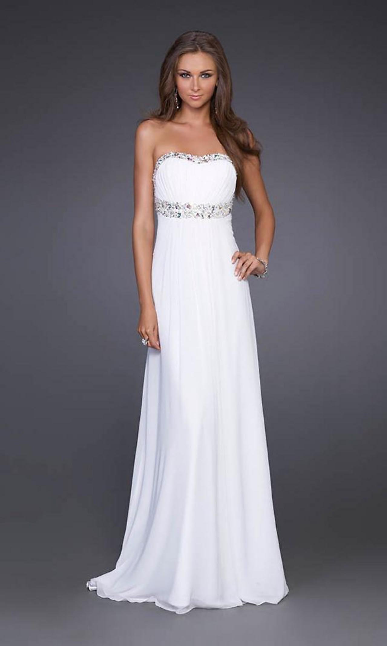 white ball dresses