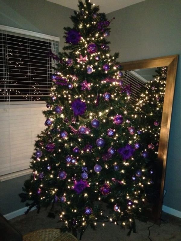 25 beautiful purple christmas tree decorations ideas magment 25 beautiful purple christmas tree decorations ideas magment