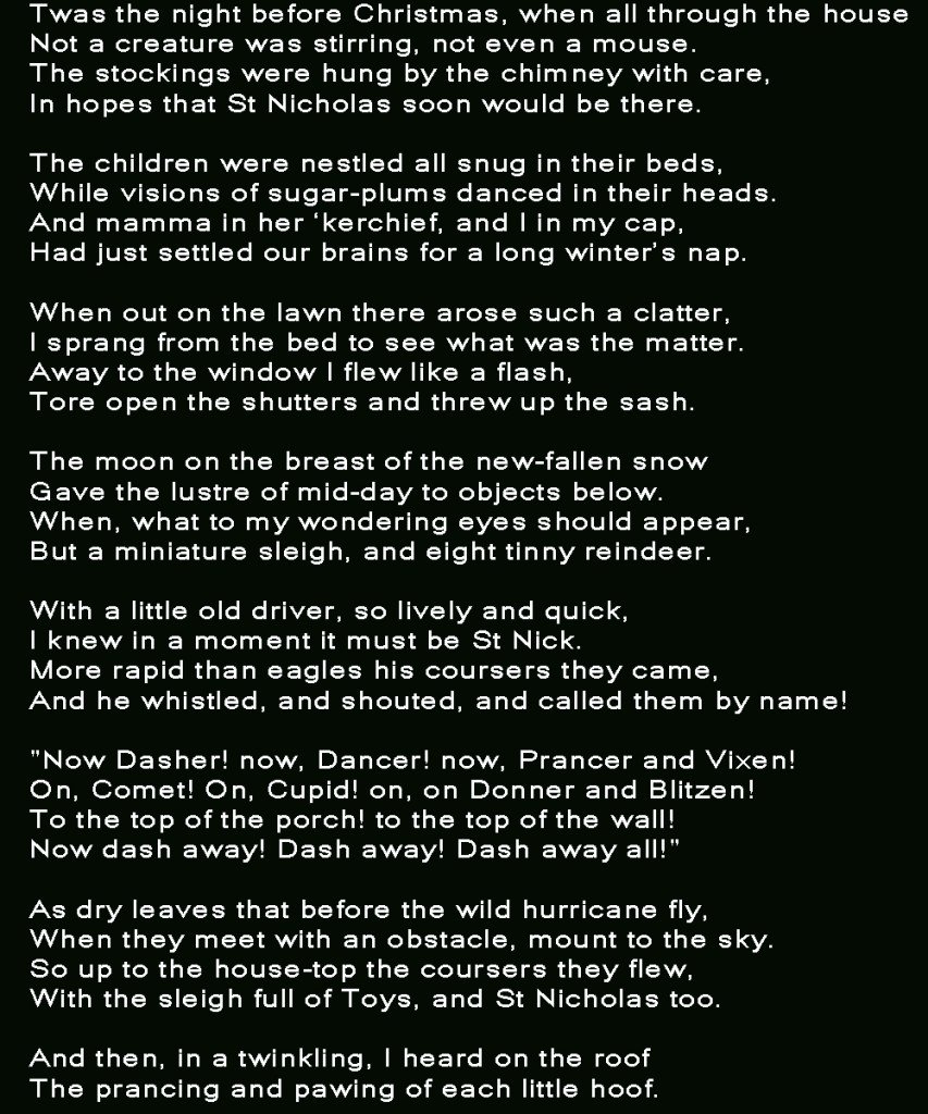 Beautiful Christmas Poems
