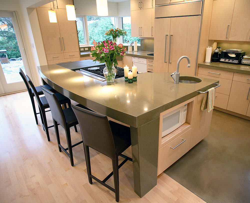 kitchen interior design tan countertop