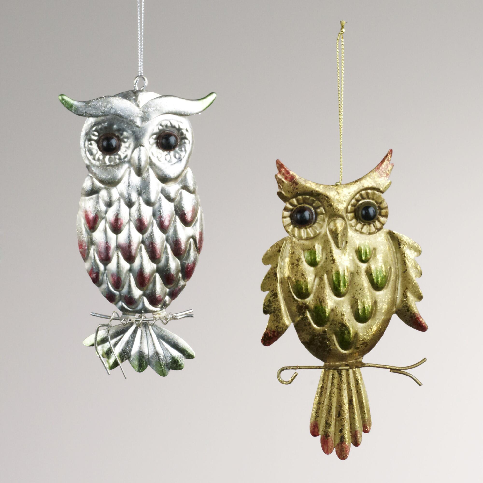 New Christmas Owl Decorations for Large Space