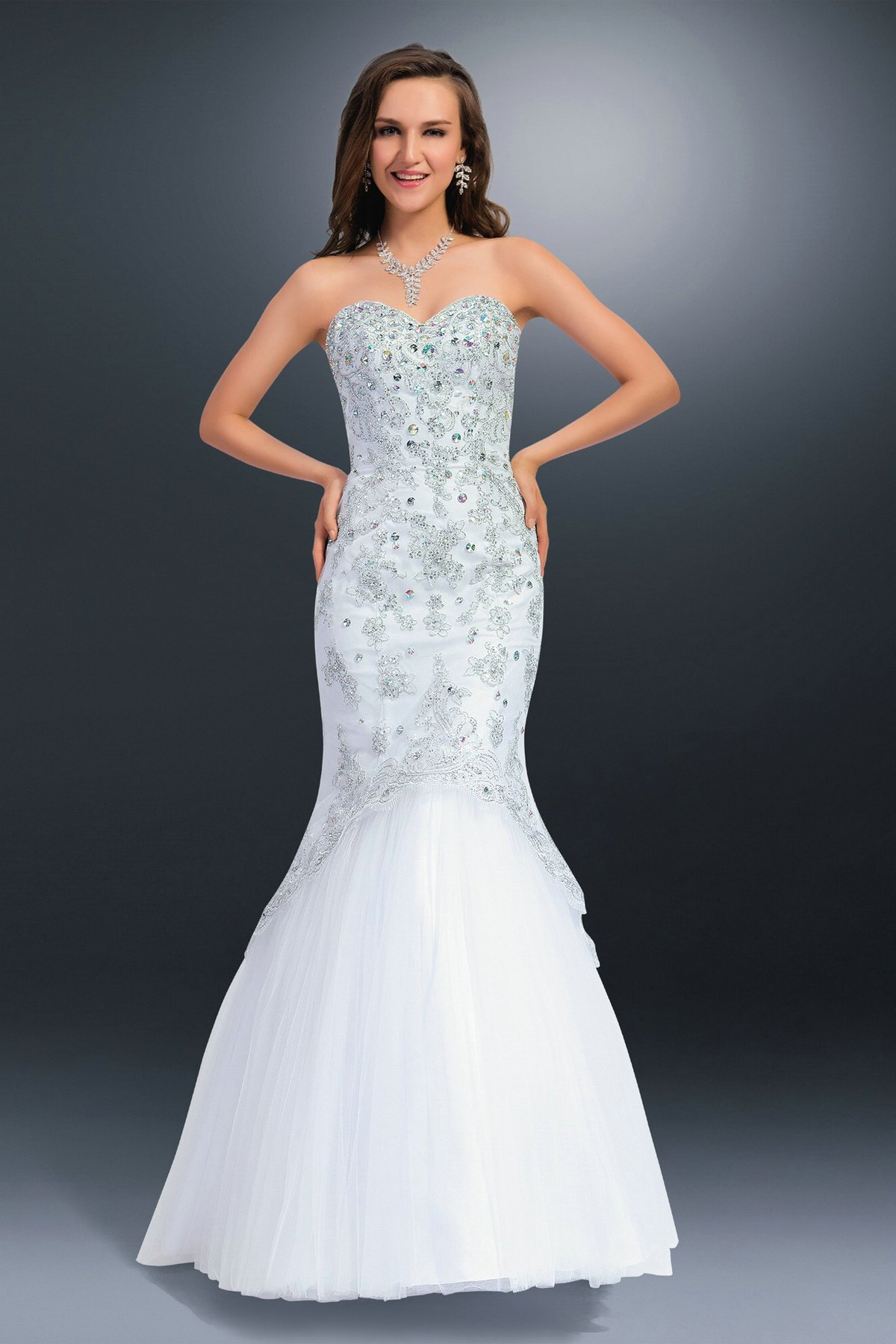 20 Beautiful White  Prom  Dresses  MagMent