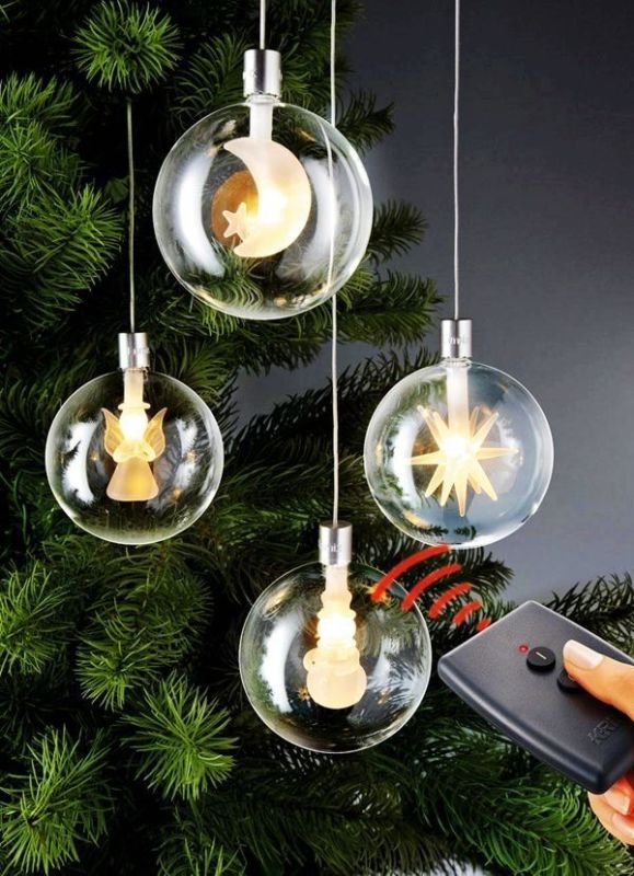 25 Creative Clear Christmas Ornaments Ideas - MagMent