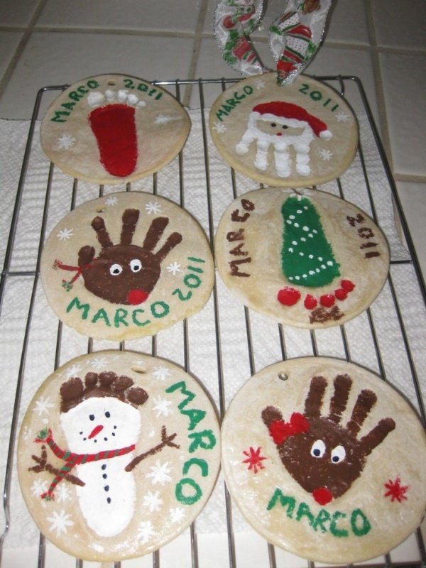 25 Awesome Salt Dough Christmas Ornaments Inspiration - MagMent