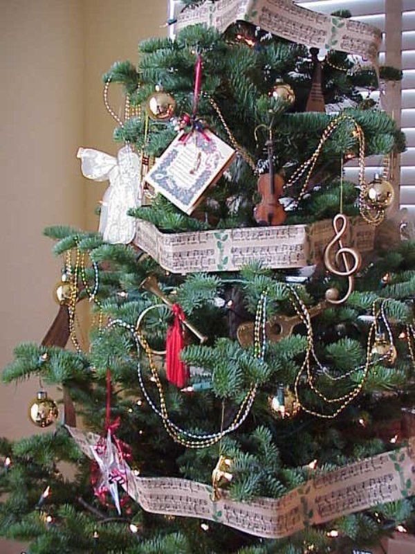 Christmas Tree Decorations With Garland For This Year - MagMent